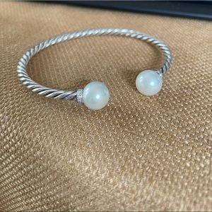Solari Bracelet with Diamonds & Freshwater Pearl